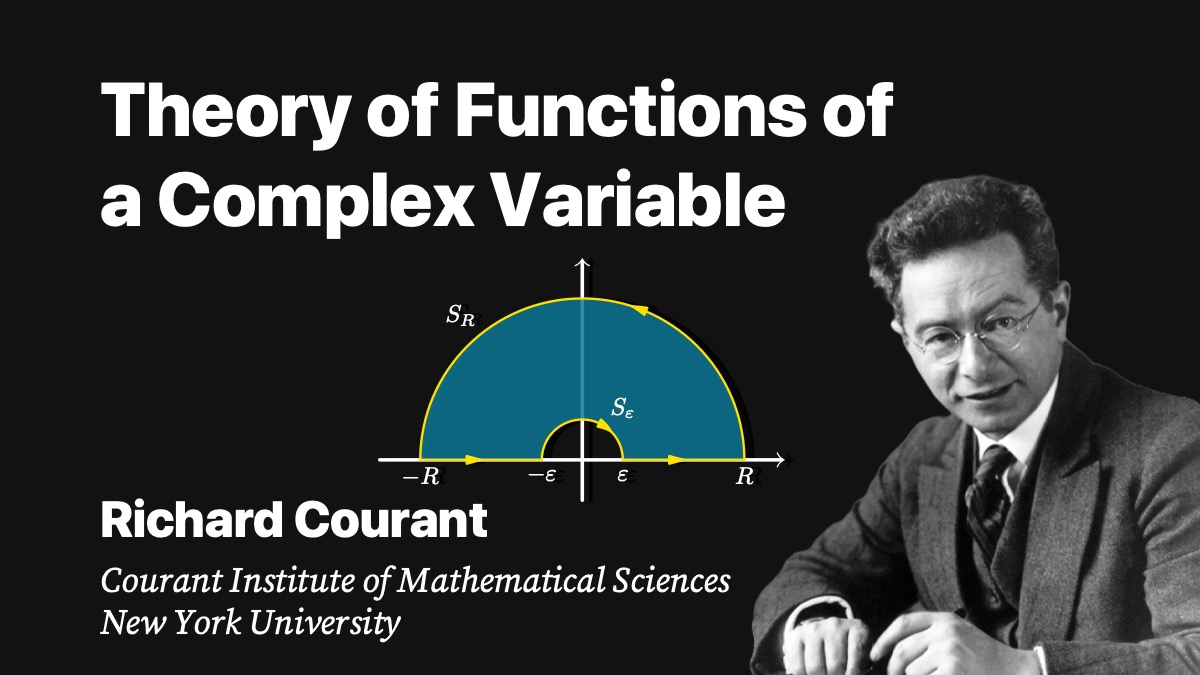Theory of Functions of a Complex Variable